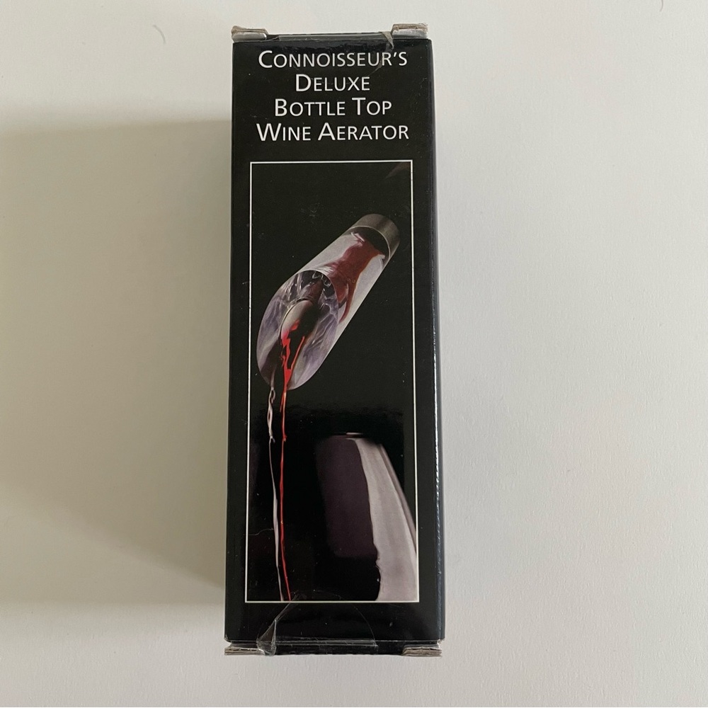 Connoisseurs Deluxe Bottle Top Wine Aerator